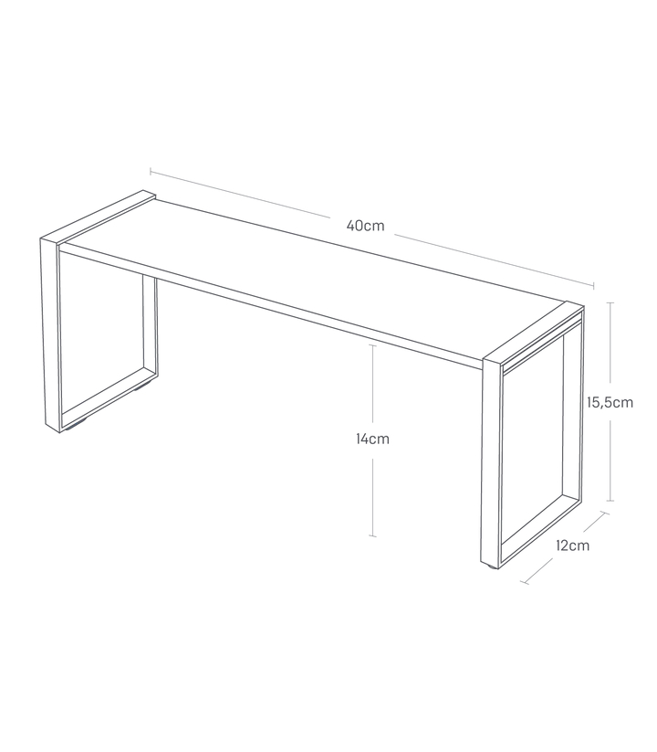 Polička kuchyňská Tosca 3155, bílá YAMAZAKI