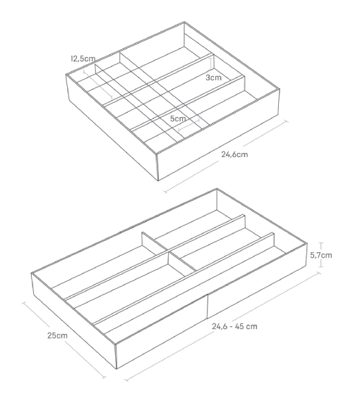 Organizér kancelářský Tower 3442, černé YAMAZAKI