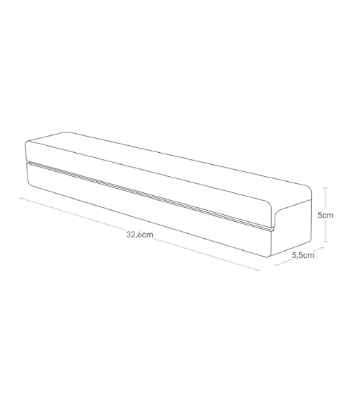 Držák na kuchyňské fólie magnetický Tower 3247, bílý YAMAZAKI