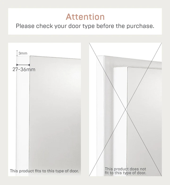 Výklopný věšák na dveře/stěnu Smart 7161, bílý YAMAZAKI