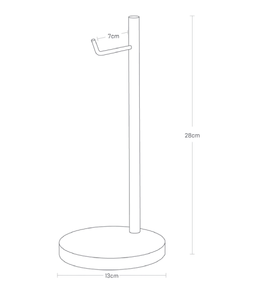 Stojan na sluchátka Bautes 2292, černý YAMAZAKI