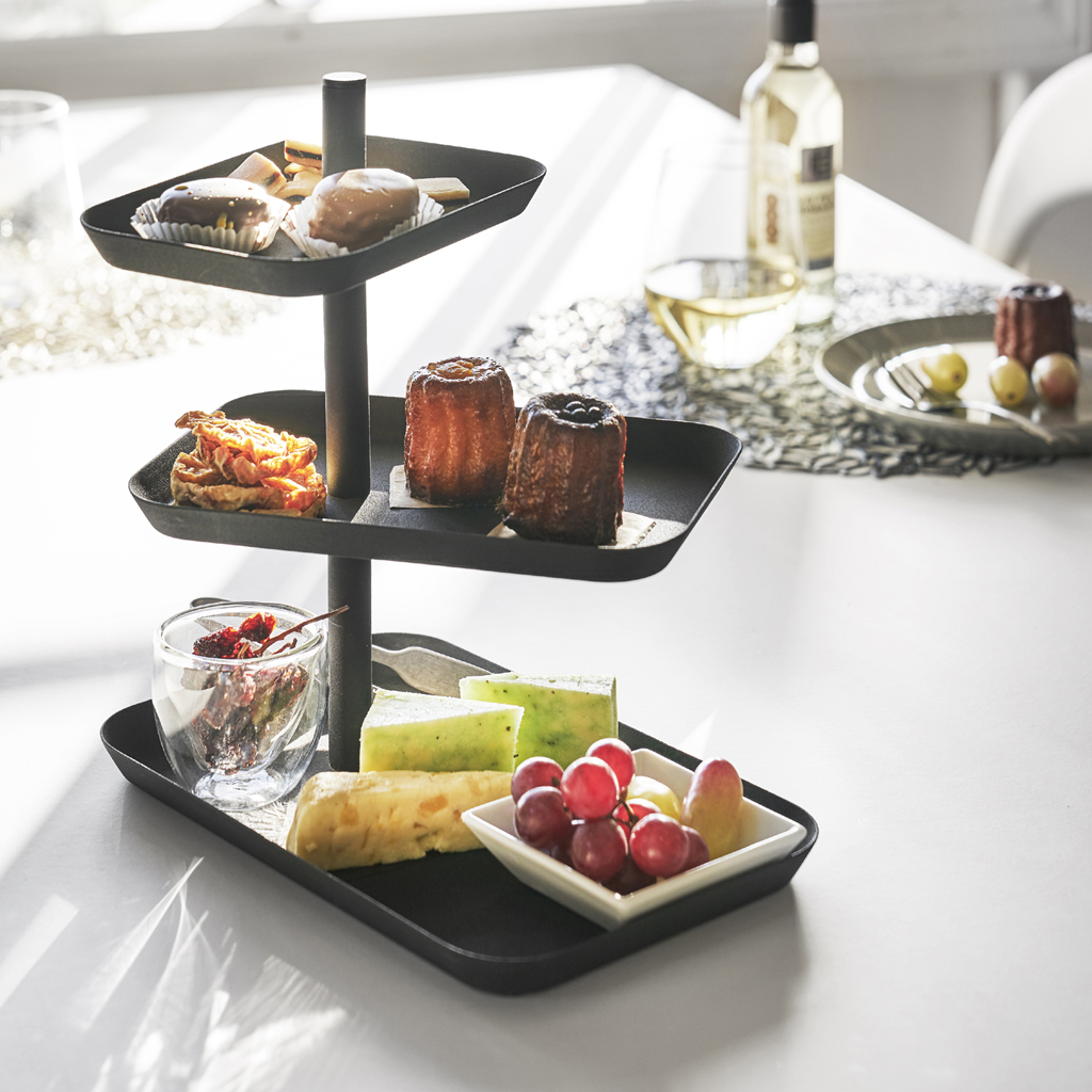 Etažér Tower 4281, černý YAMAZAKI