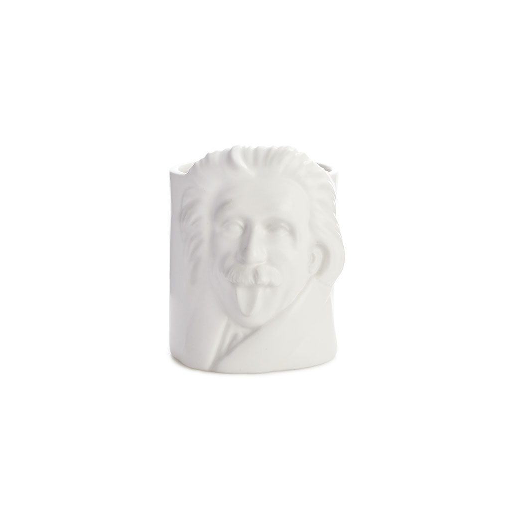 Stojánek na tužky Albert Einstein 27220, bílý BALVI