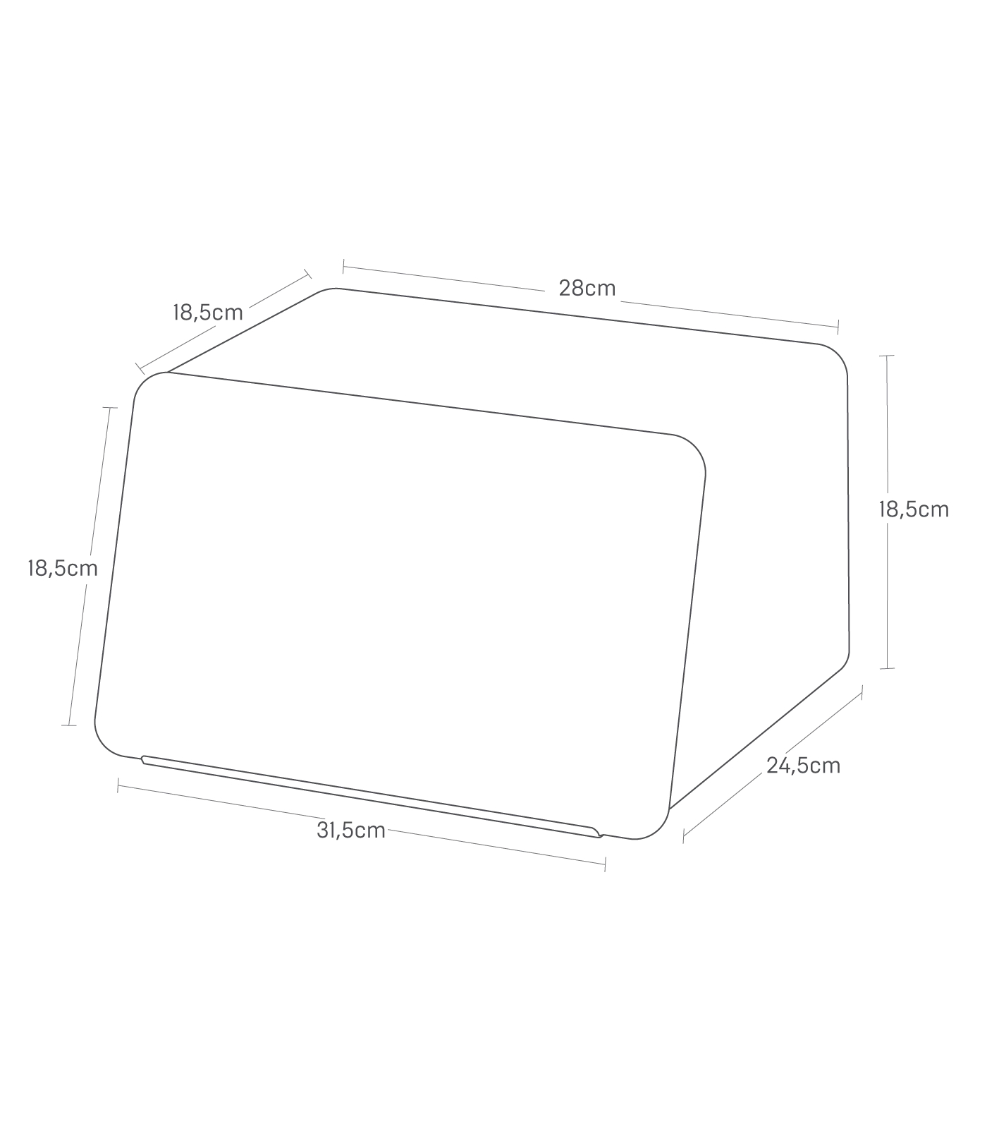Chlebník Tower 5291, černý YAMAZAKI