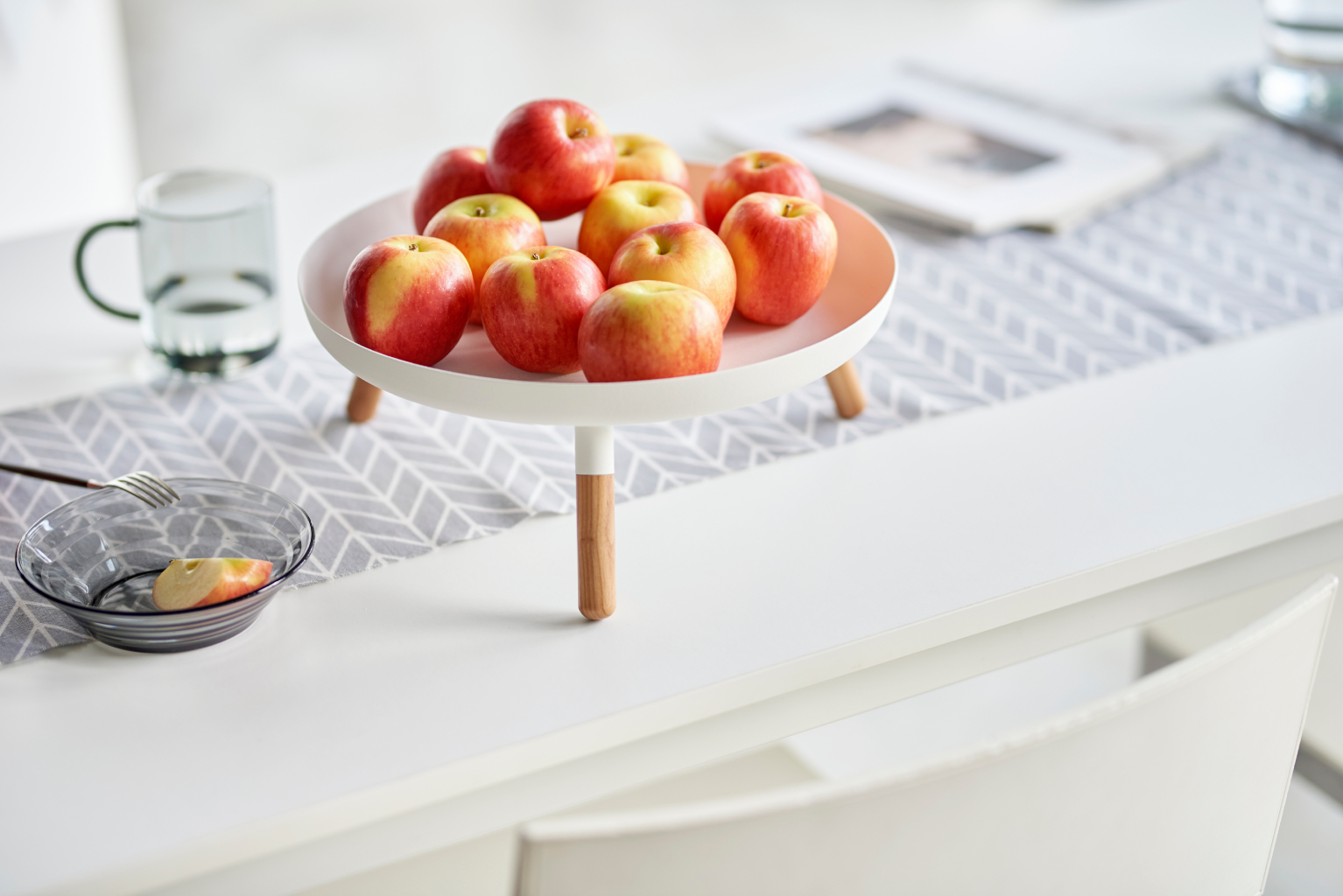 Podnos Plain 5564, bílý YAMAZAKI