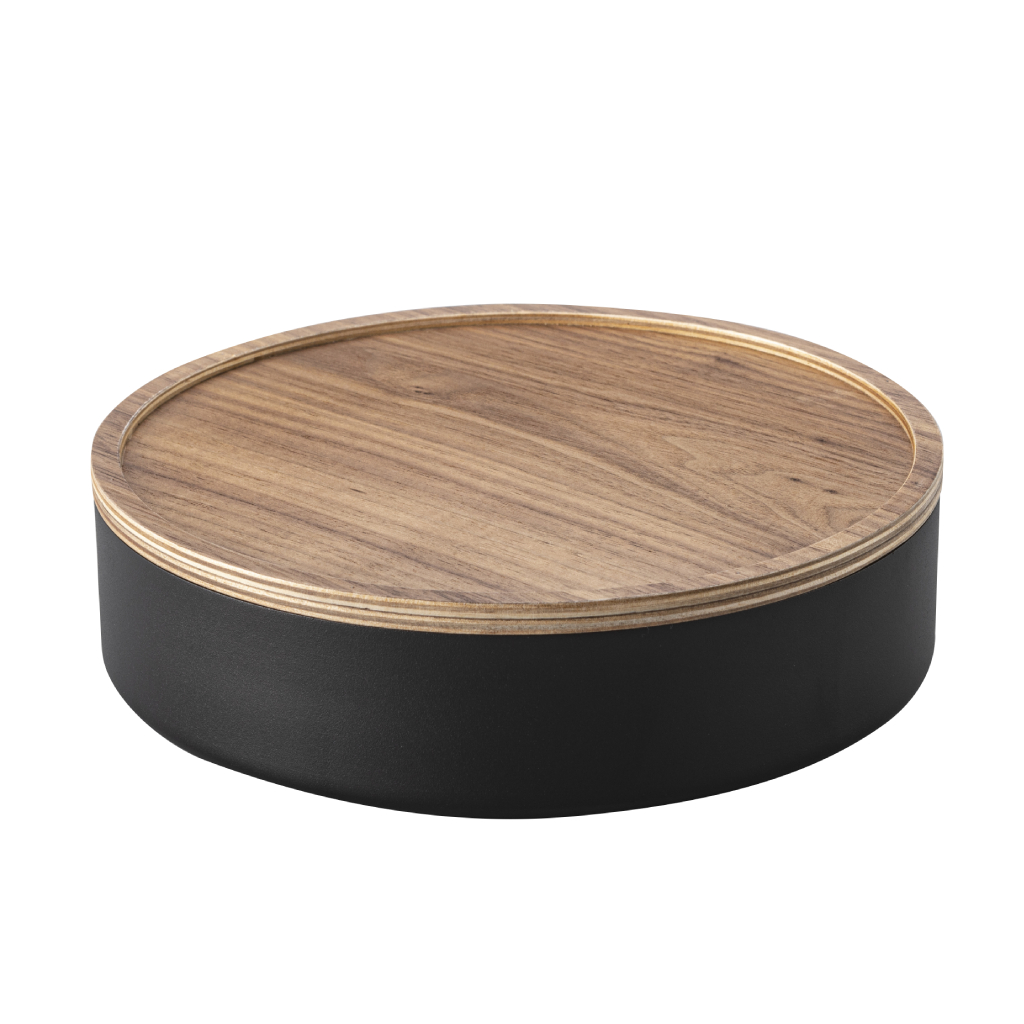 Úložný box Rin 5800, nízký, černý YAMAZAKI