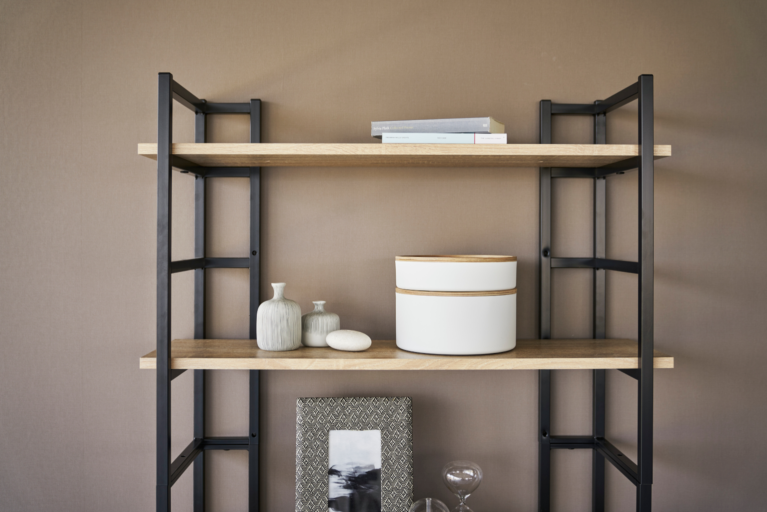Úložný box Rin 5801, nízký, bílý YAMAZAKI