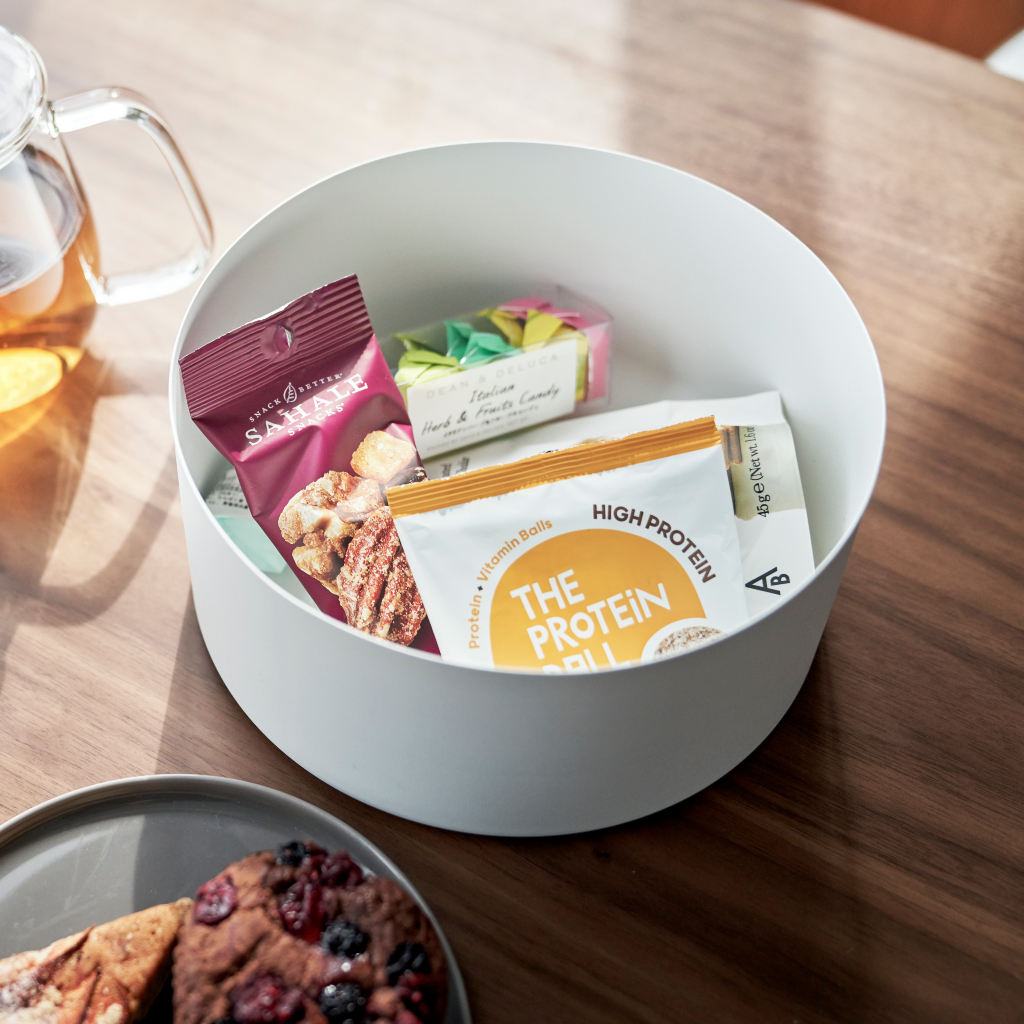 Úložný box Rin 5803, vysoký, bílý YAMAZAKI