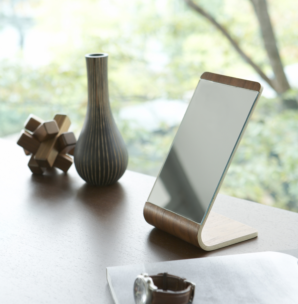 Stolní zrcátko Rin 6737. tmavé YAMAZAKI