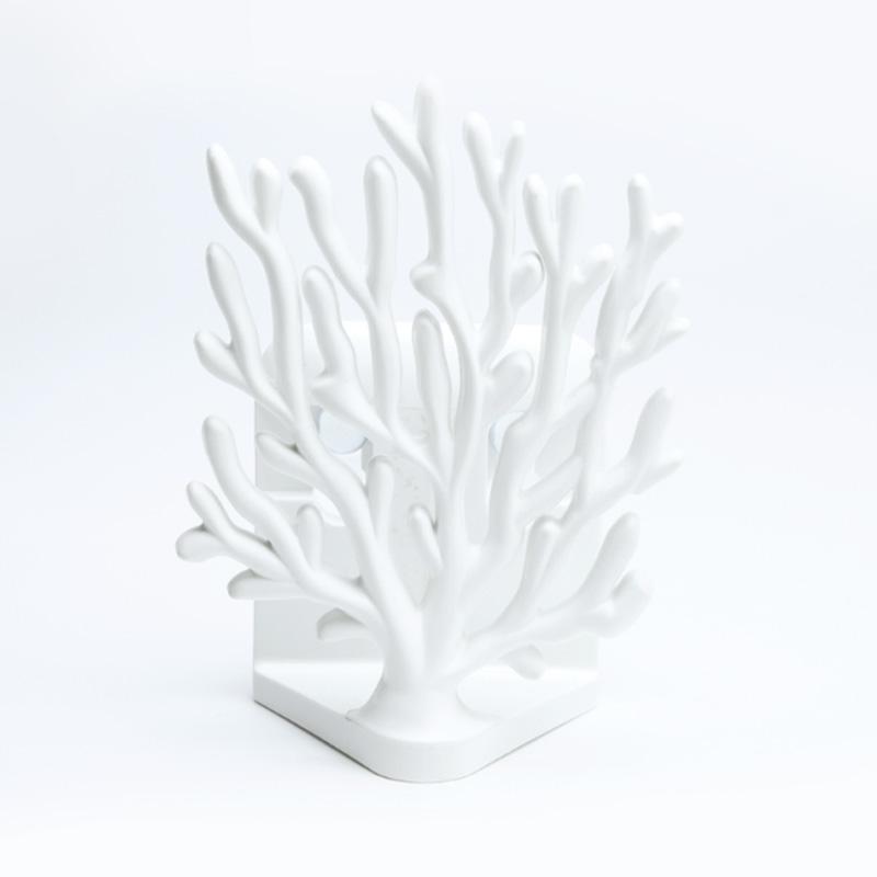 Držák na houbu Coral 10335WH, bílý QUALY DESIGN