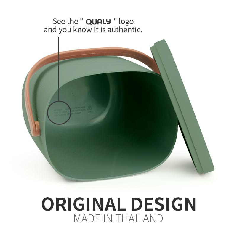 Úložný box Stogo 10377GN, 3,5L, zelený QUALY DESIGN
