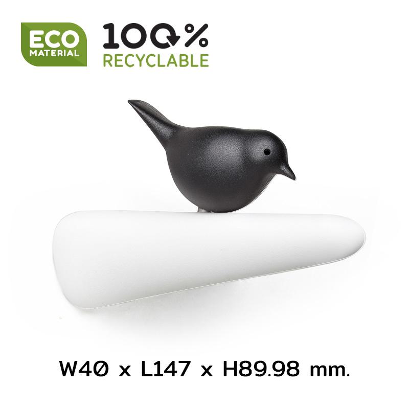 Nástěnný věšák Picky Sparrow 10211WH, bílý/bílý QUALY DESIGN