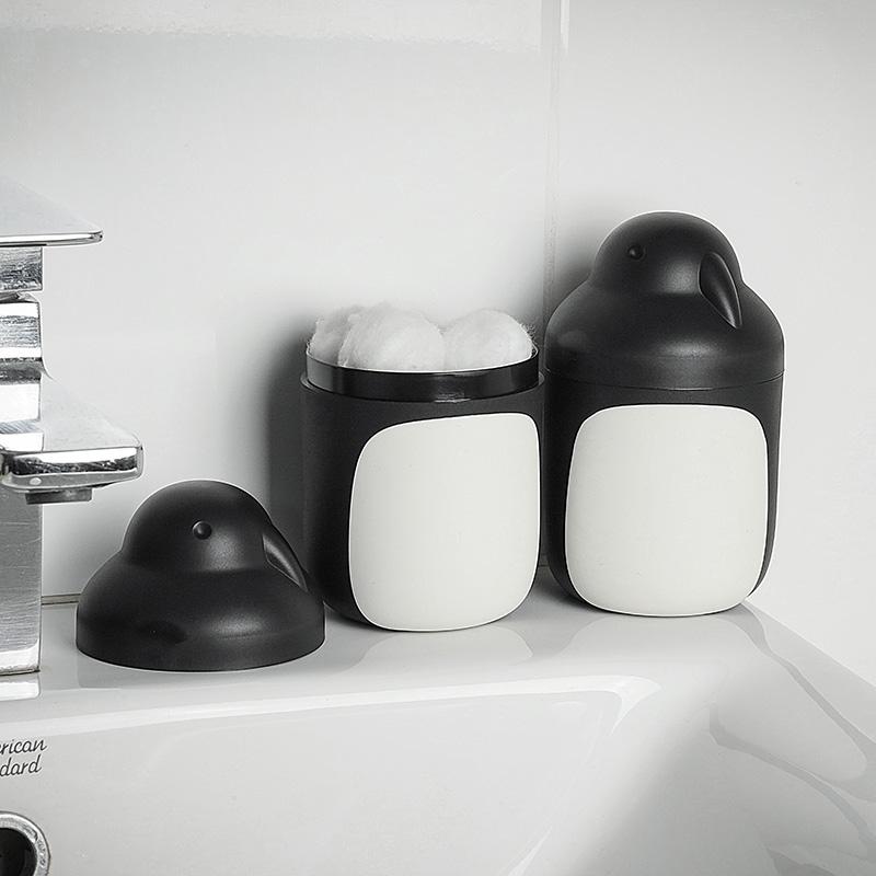 Zásobník Penguin Container 10364, černý QUALY DESIGN