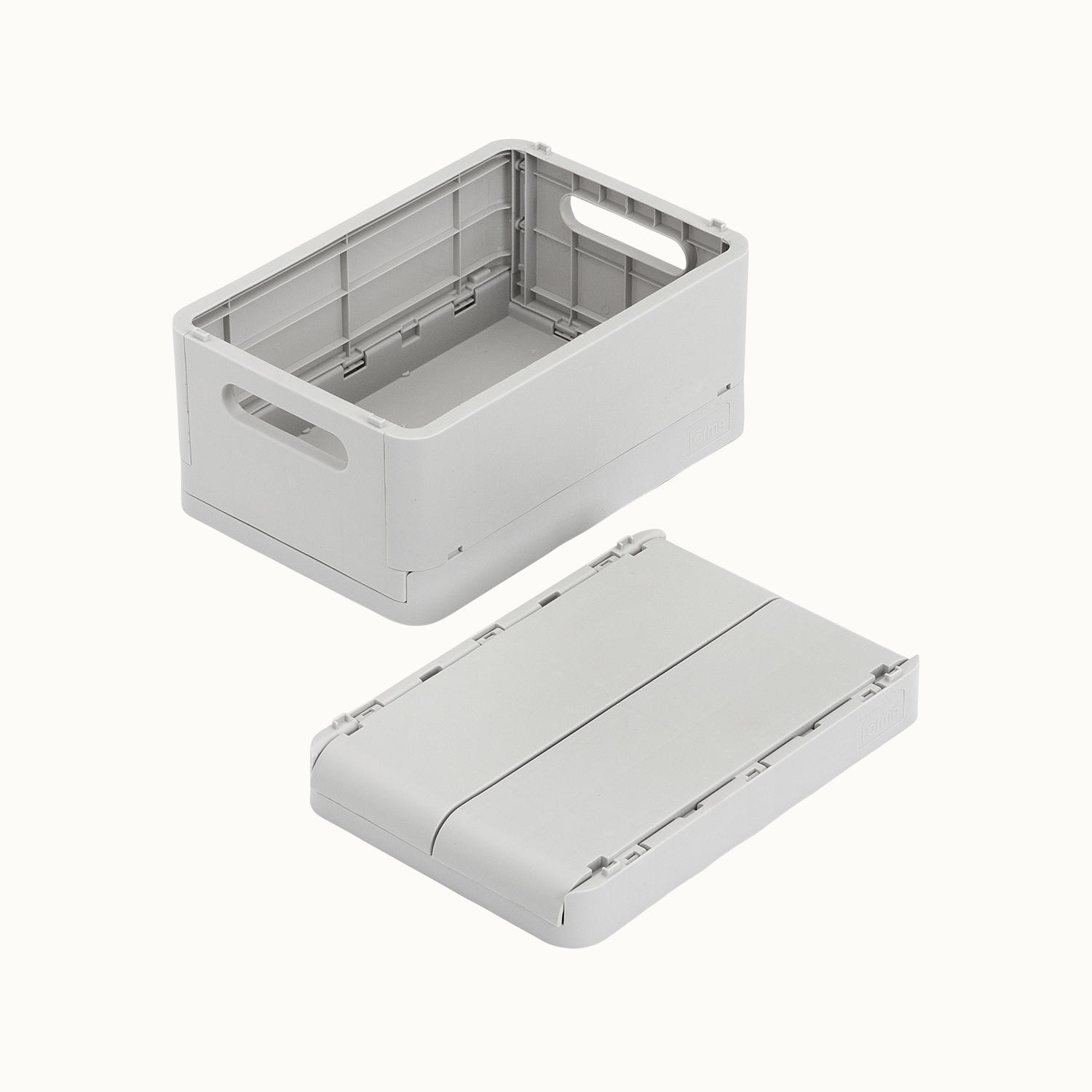 Střední skládací úložný box Joe 59 M, 12x27x19cm, šedý FŌRMA