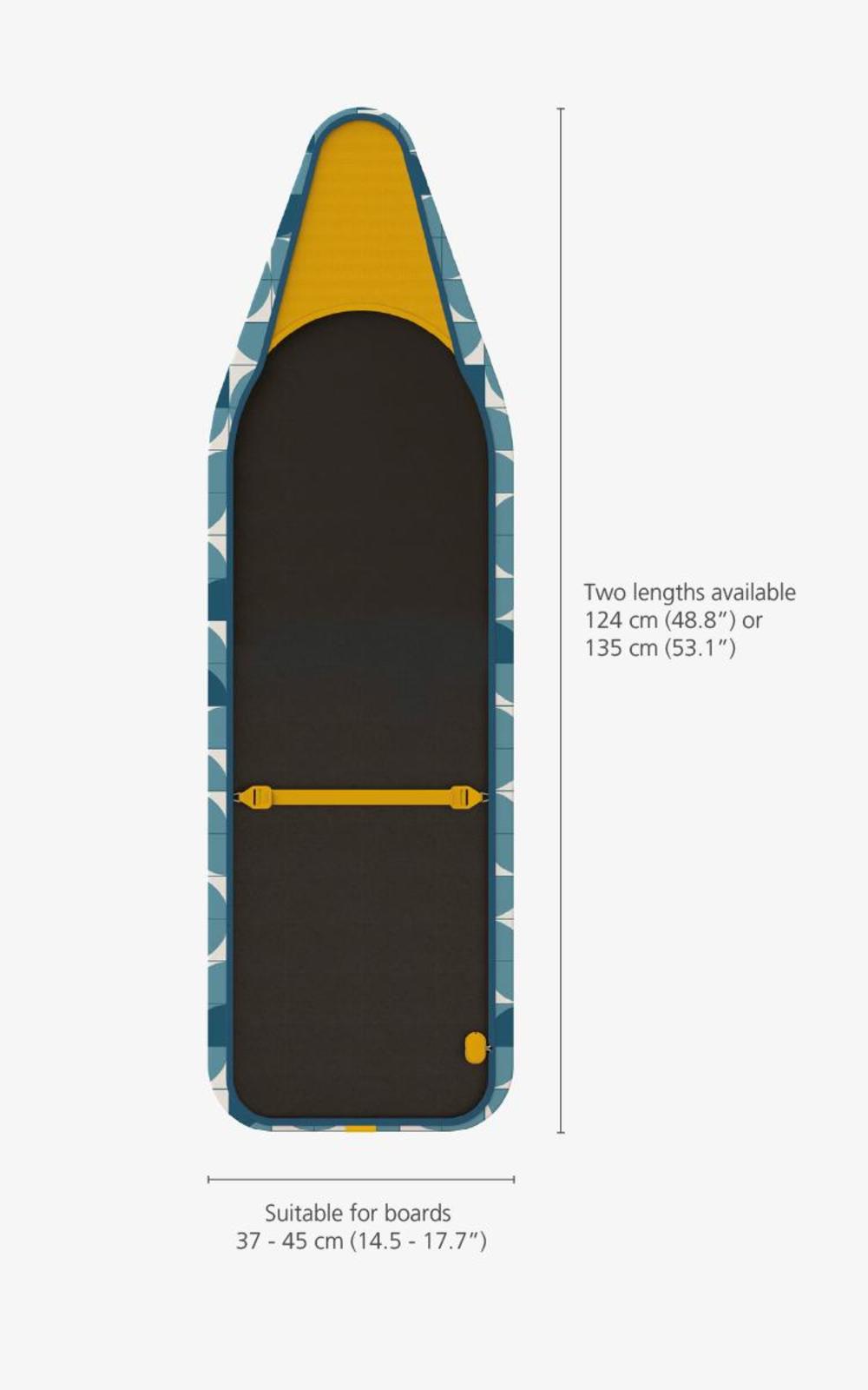 Univerzální náhradní potah na žehlící prkno Flexa 50013 (124cm), Mosaic Blue JOSEPH JOSEPH