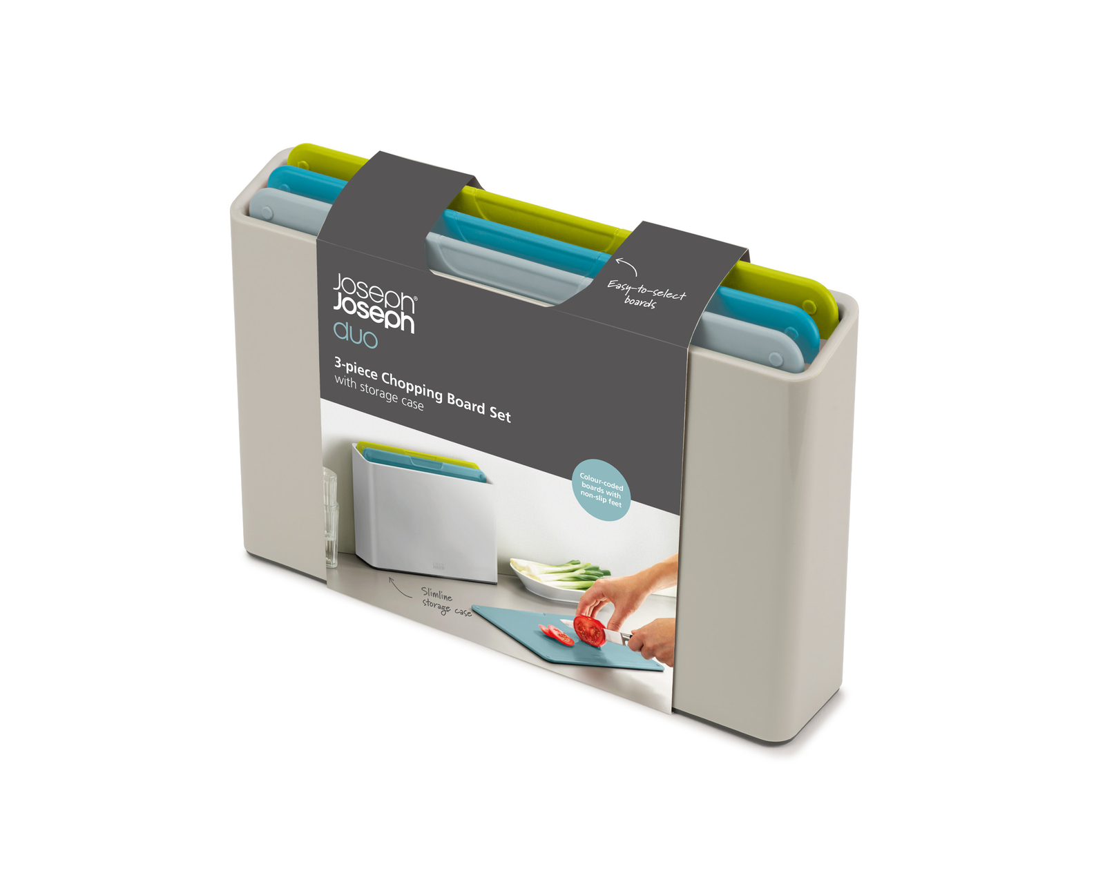 Prkénka se stojanem Duo 60221 (32x22cm) Opal JOSEPH JOSEPH