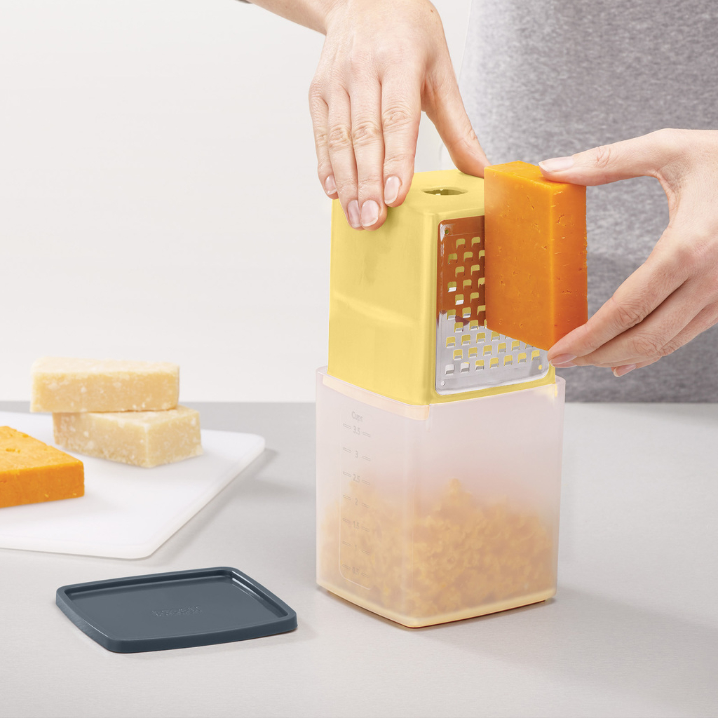 Struhadlo na sýr se zásobníkem Duo 20202, žluté JOSEPH JOSEPH