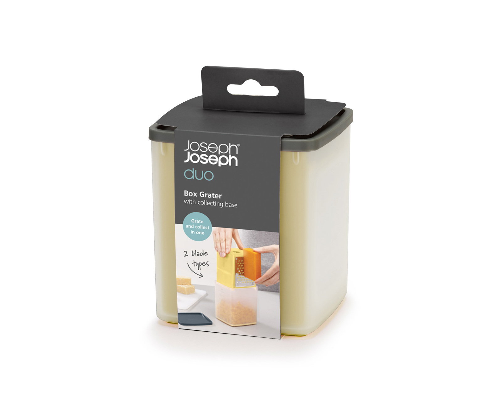 Struhadlo na sýr se zásobníkem Duo 20202, žluté JOSEPH JOSEPH