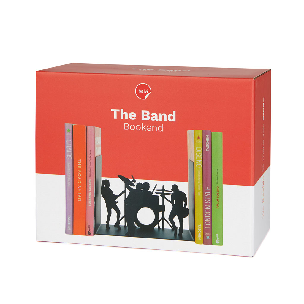 Knižní zarážky The Band 27775, černá BALVI