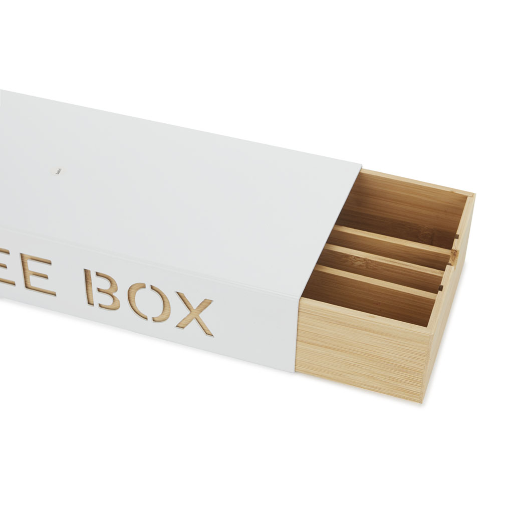 Box na kávové kapsle 27814, bílý BALVI