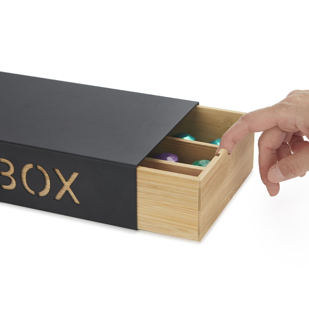 Box na kávové kapsle 27815, černý BALVI
