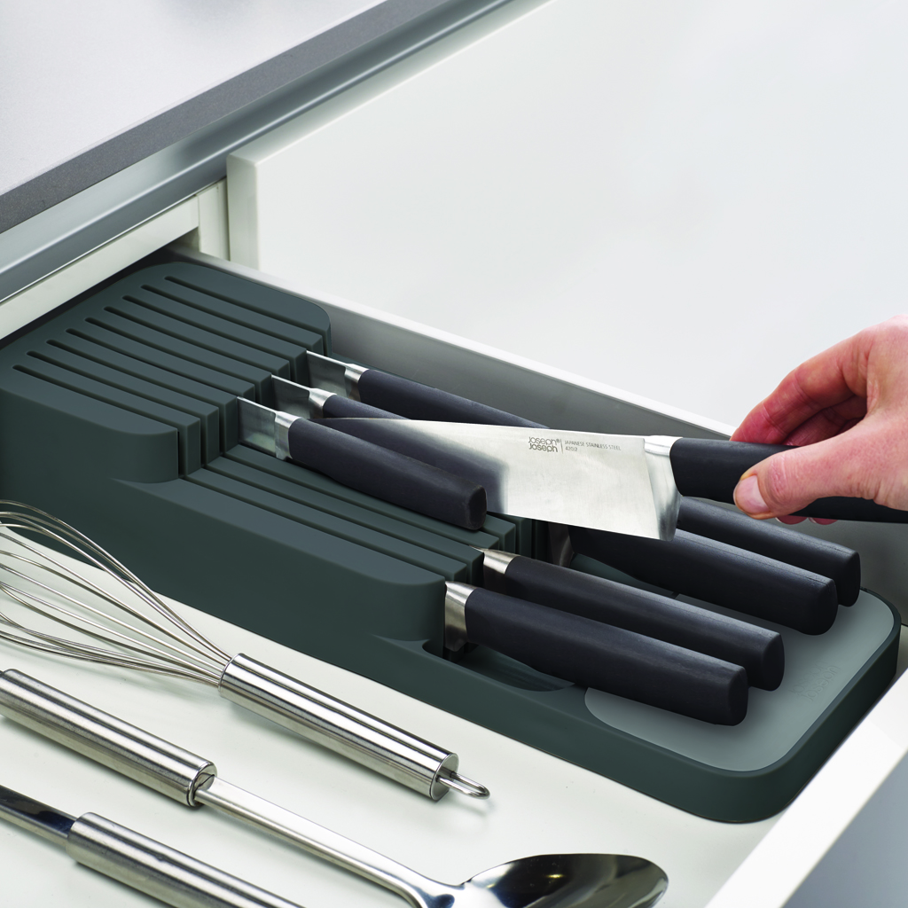 Organizér na nože Duo 851677, šedý