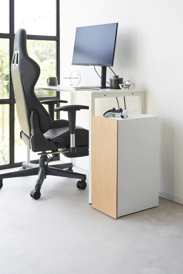 Organizér na herní konzole Tower 2109, bílý YAMAZAKI