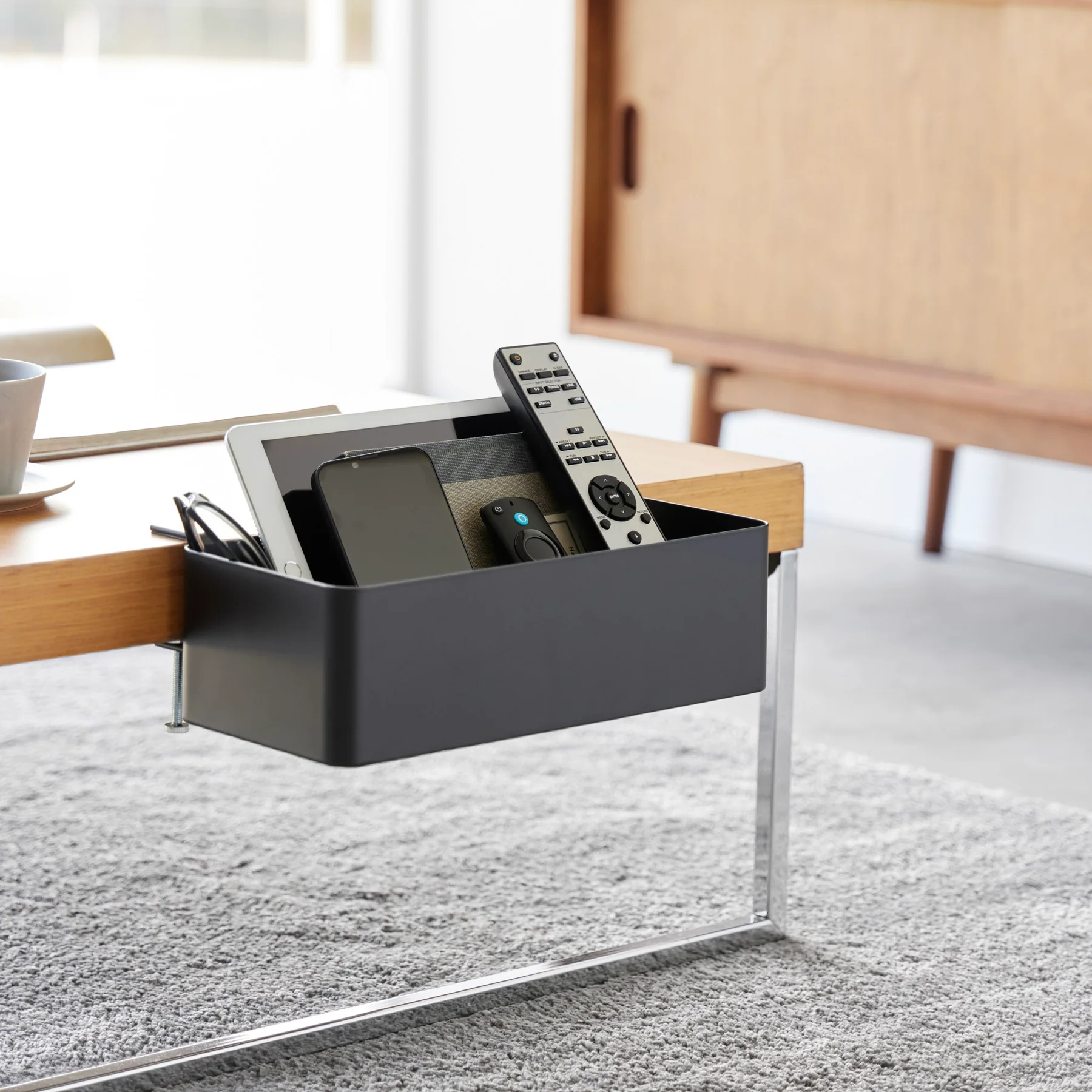 Košík ke stolu Tower 1573, černý YAMAZAKI