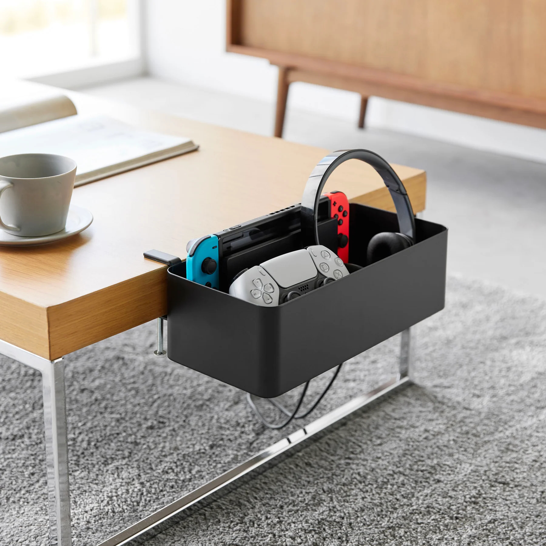 Košík ke stolu Tower 1573, černý YAMAZAKI