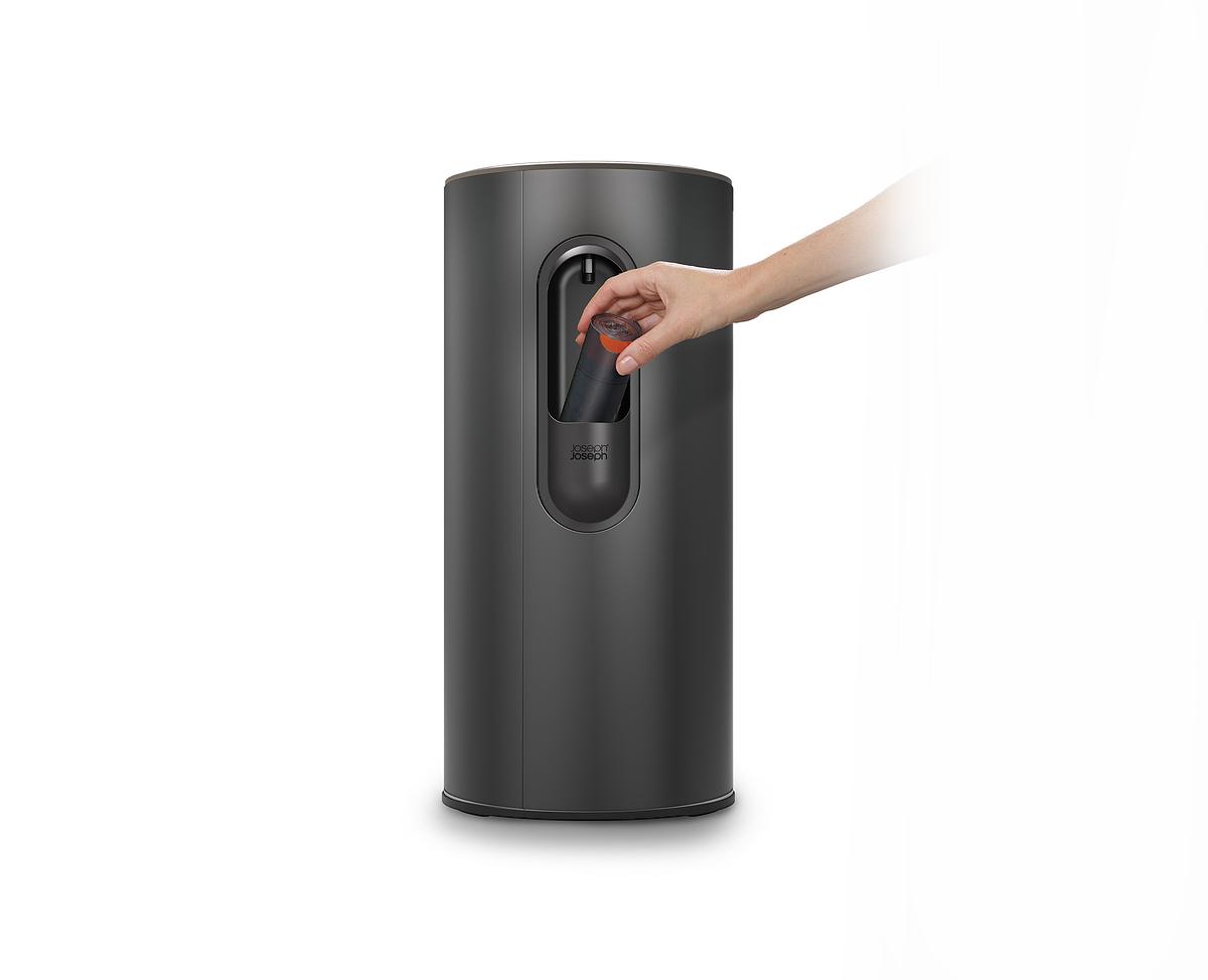 Odpadkový koš Arc 30149, 30l, černý JOSEPH JOSEPH