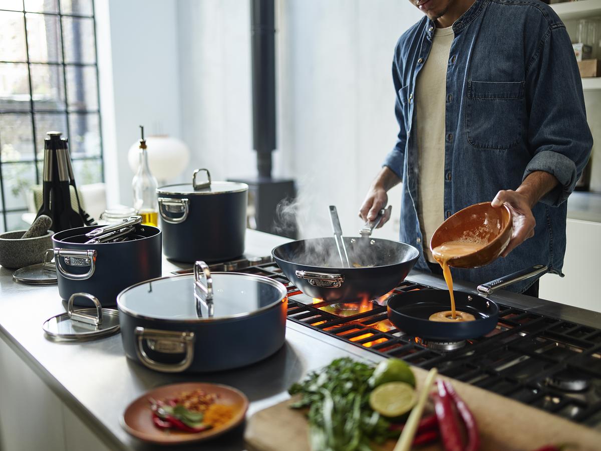 Pánev Space 45040, 20cm, nepřilnavá keramika, skládací madlo