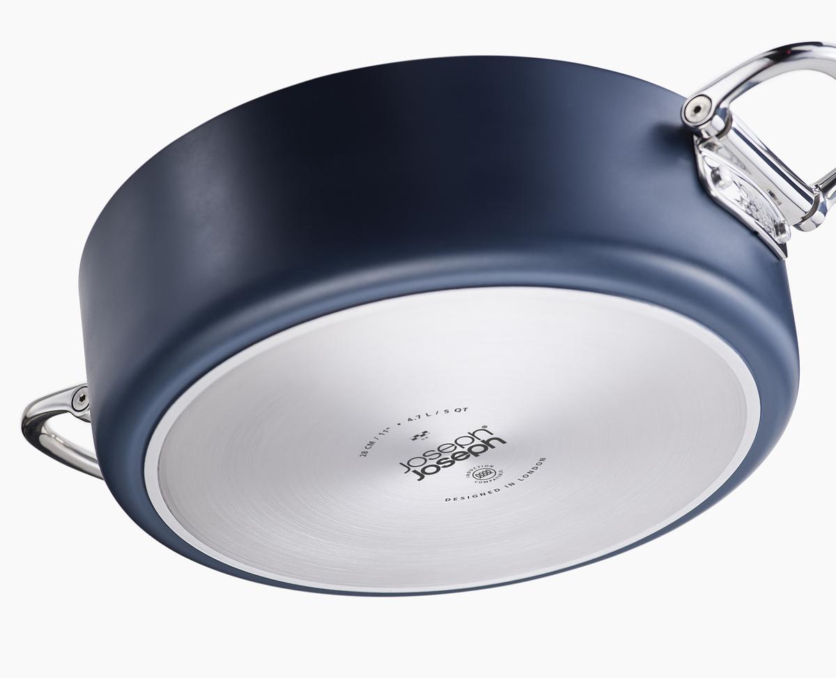 Kastrol Space 45046, 28cm, nepřilnavá keramika, skládací madla