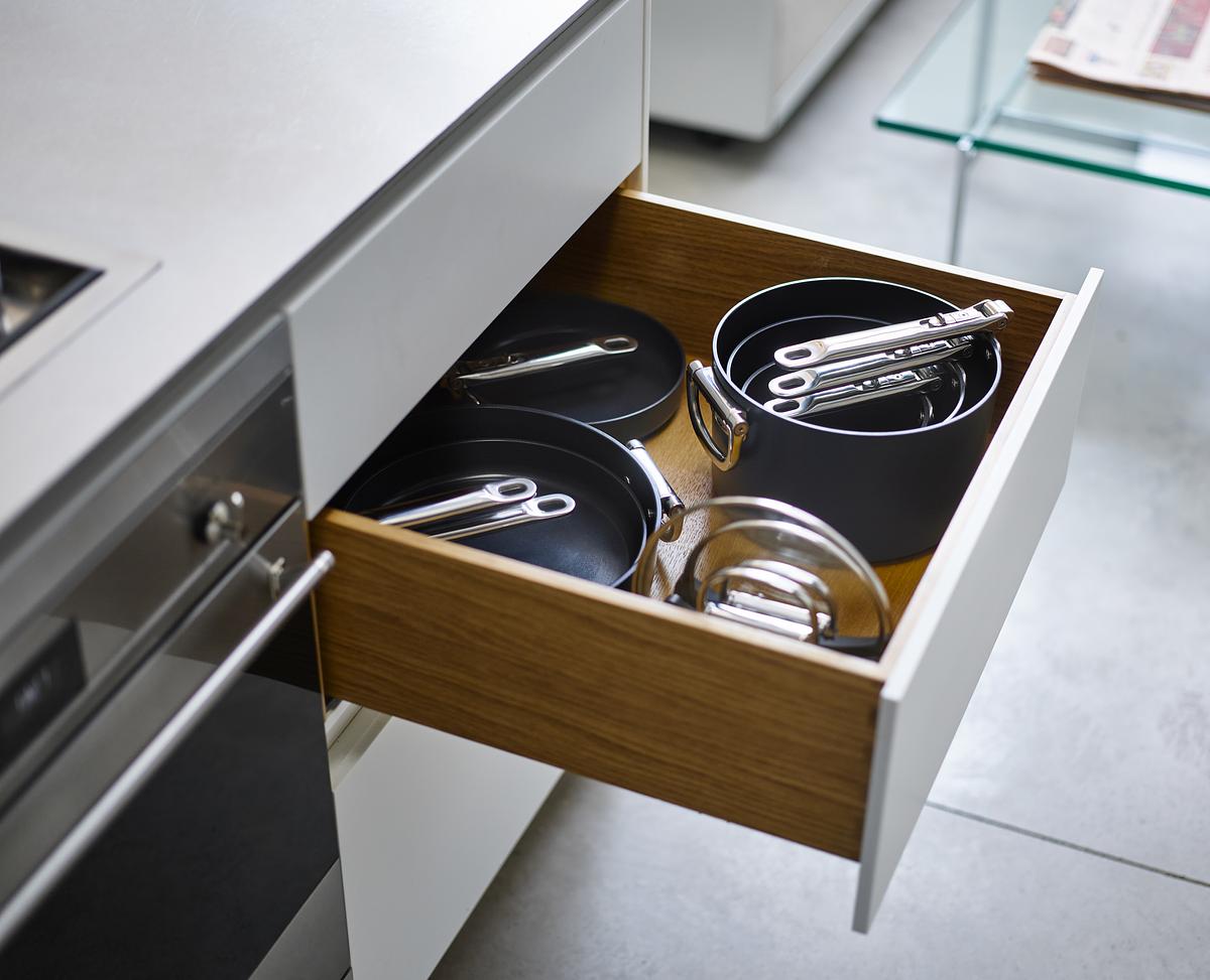 Sada rendlíků Space 45049, 3ks, nepřilnavá keramika, skládací madla