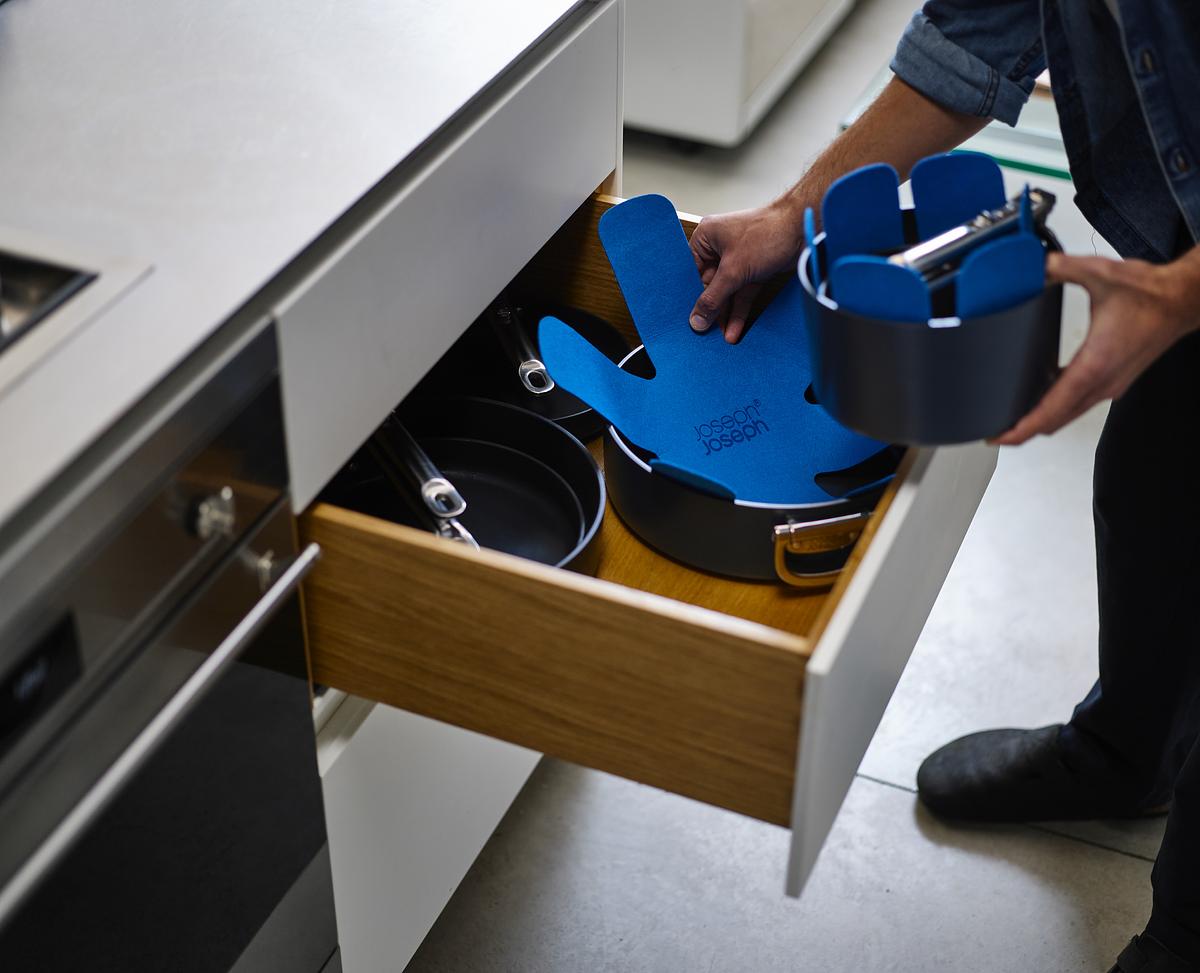 Sada rendlíků Space 45049, 3ks, nepřilnavá keramika, skládací madla