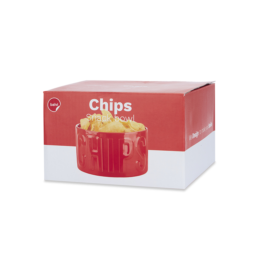 Mísa Chips 27659, červená