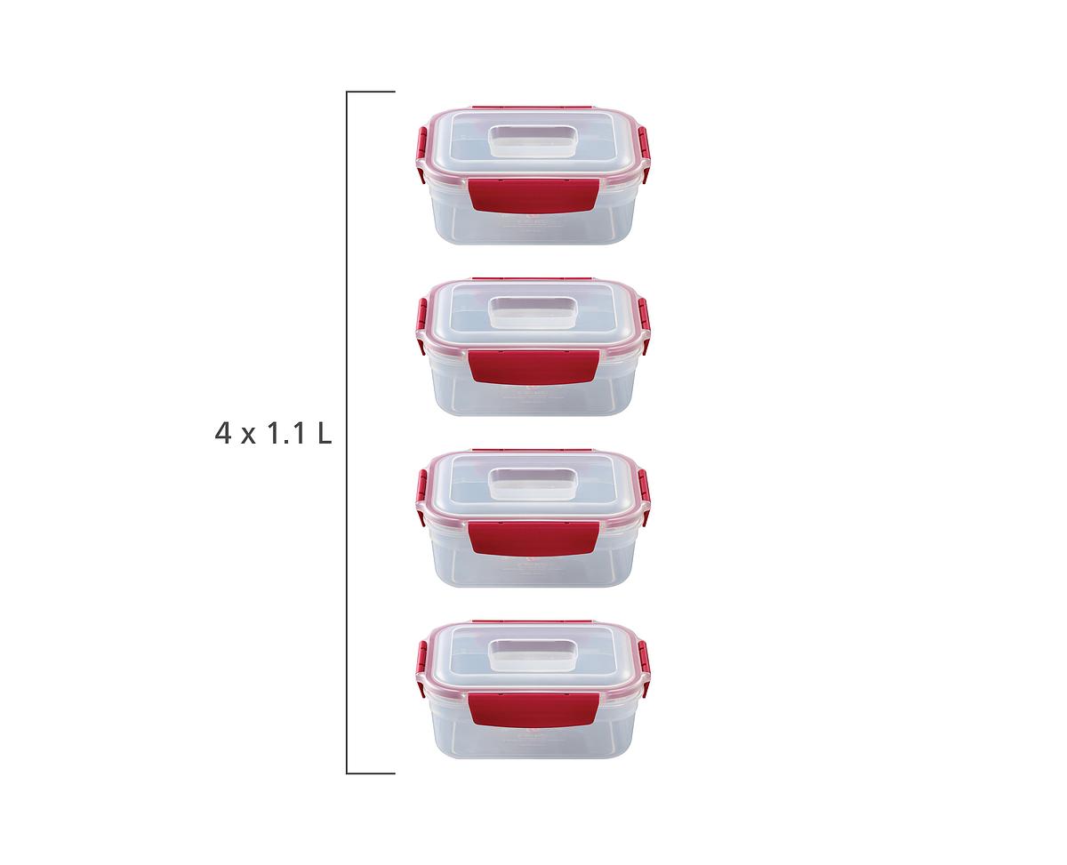 Dózy na potraviny Nest Lock 1000011, 1,1l, 4ks JOSEPH JOSEPH