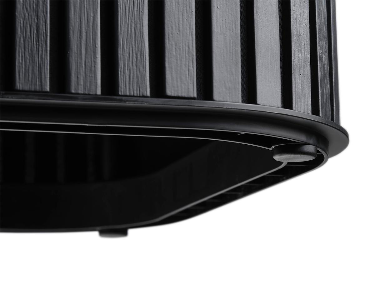 Koš na prádlo Tota Trio Luxe 5000007, bambus/90l, černý JOSEPH JOSEPH