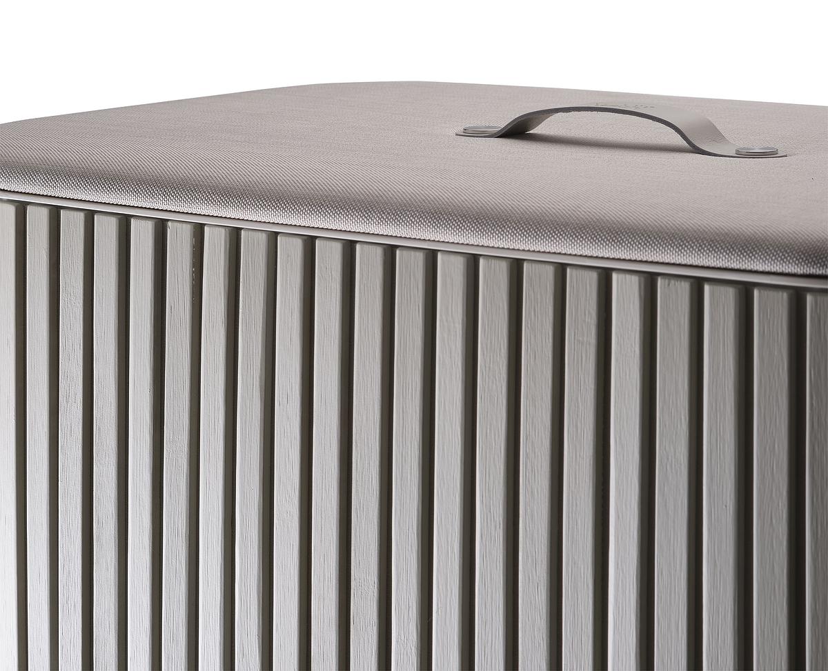 Koš na prádlo Tota Trio Luxe 5000008, bambus/90l, ecru JOSEPH JOSEPH