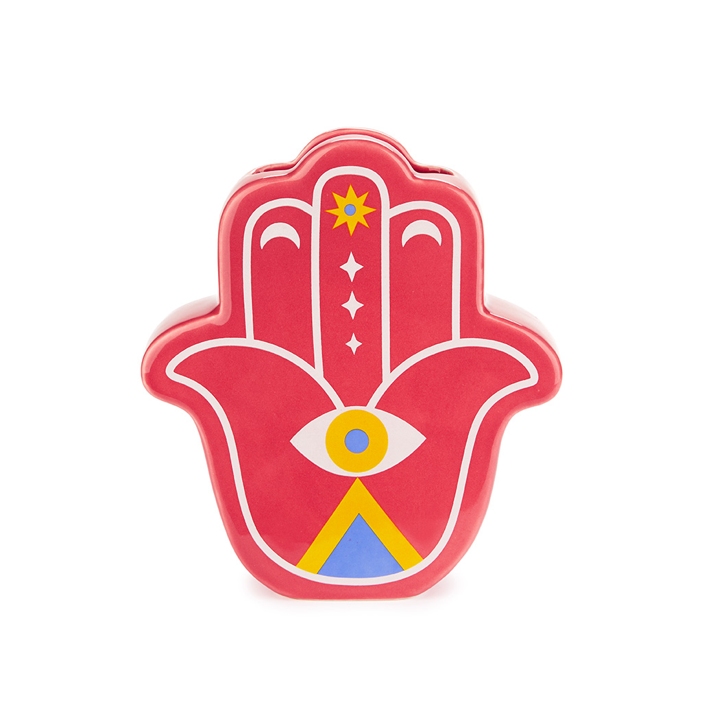 Váza Lucky Hand 27918, červená