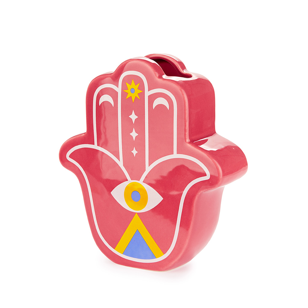 Váza Lucky Hand 27918, červená
