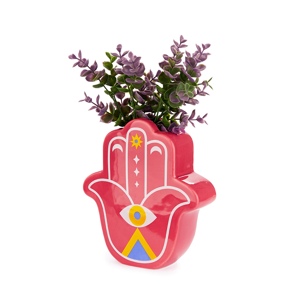 Váza Lucky Hand 27918, červená
