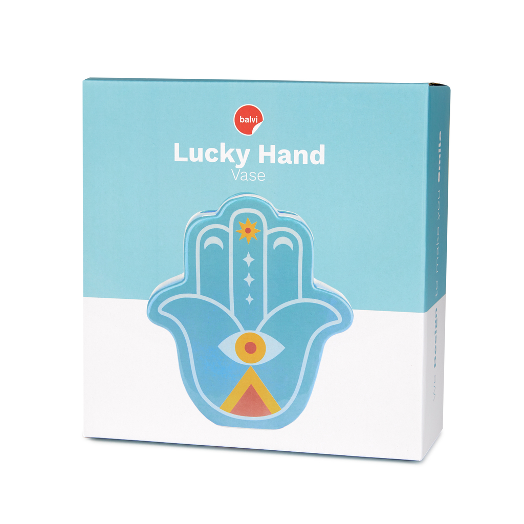 Váza Lucky Hand 27919, modrá