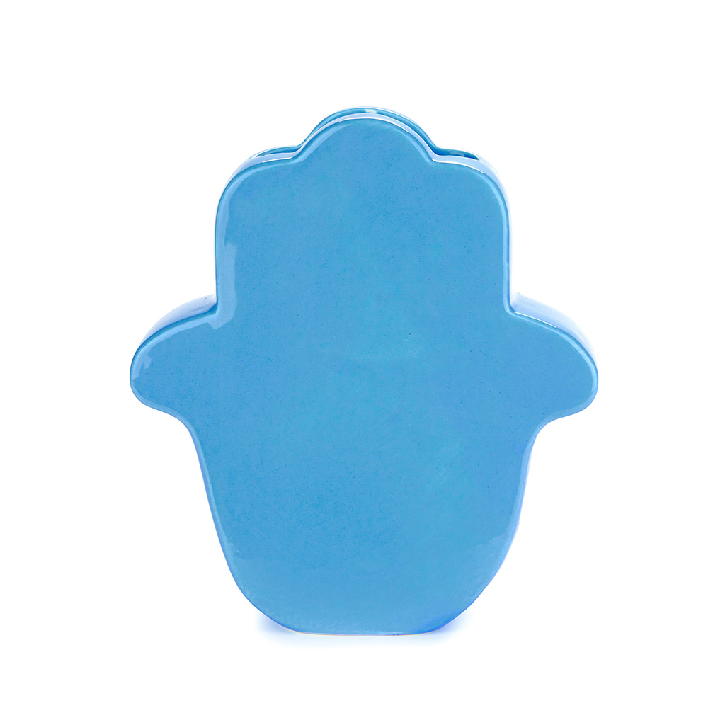 Váza Lucky Hand 27919, modrá