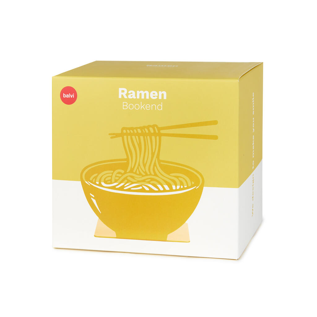 Knižní zarážka Ramen 28078, žlutá