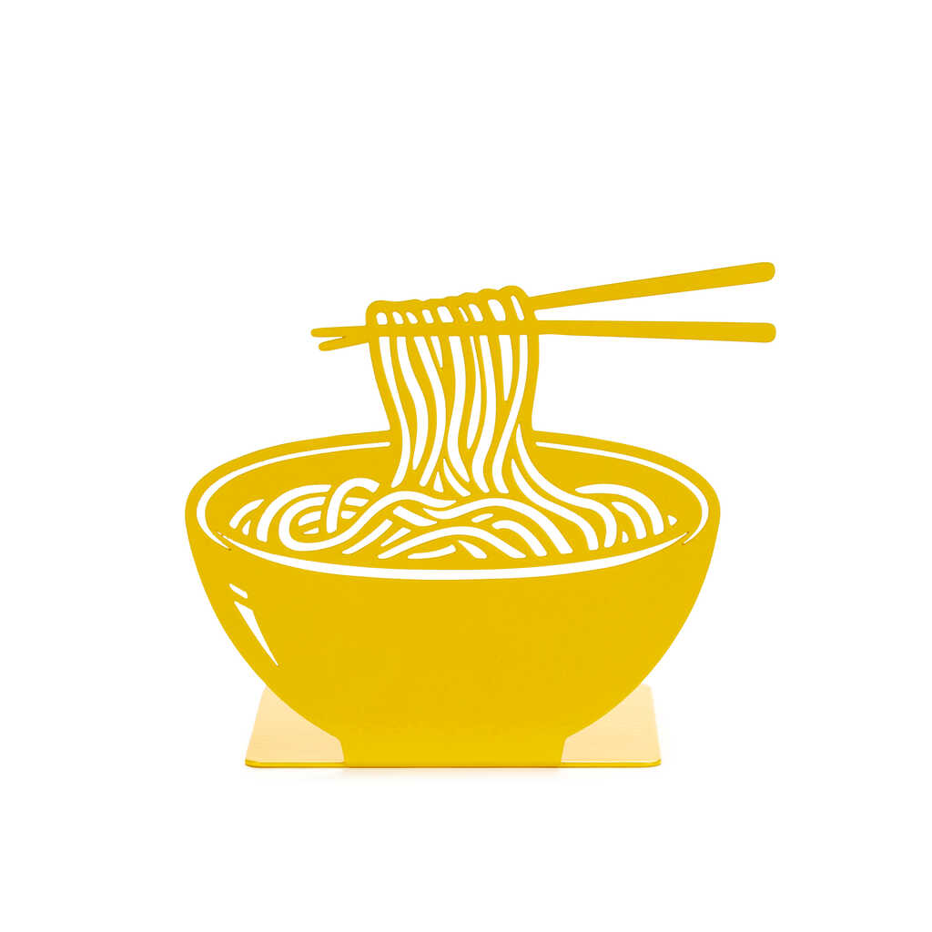 Knižní zarážka Ramen 28078, žlutá