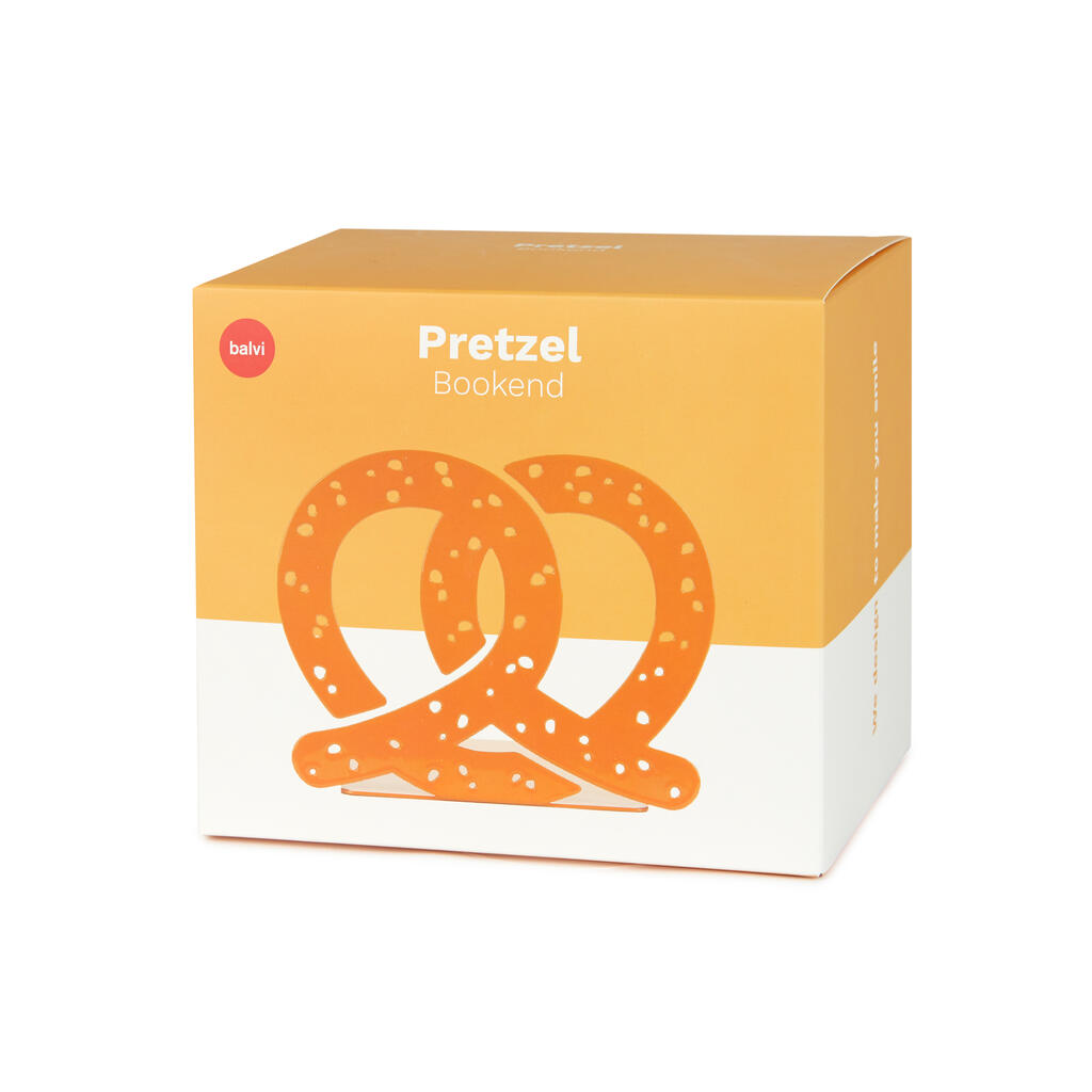 Knižní zarážka Pretzel 28079, hnědá
