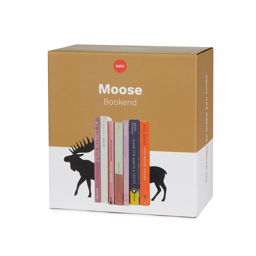 Knižní zarážky Moose 28126, černé