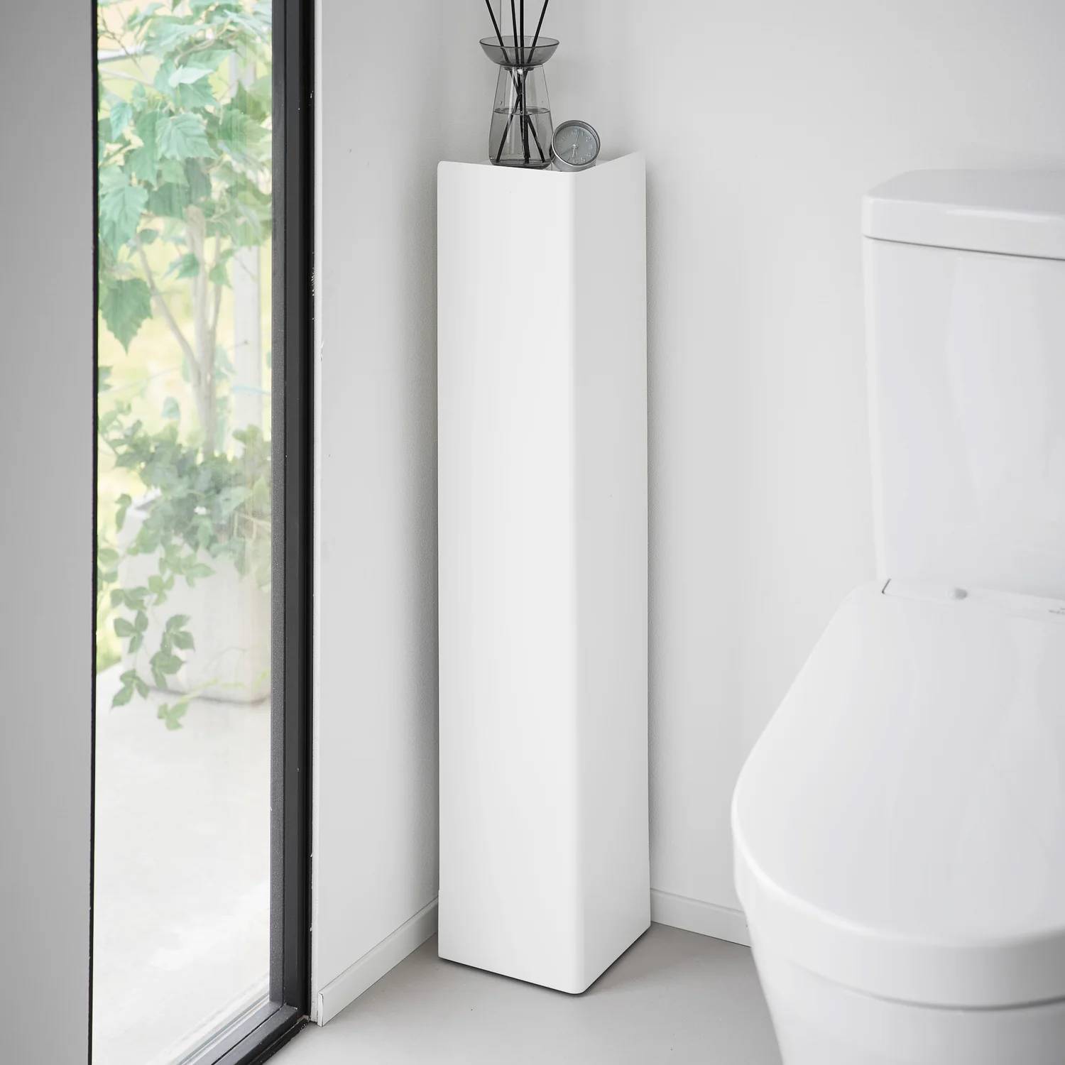 WC organizér s kolečky Tower 1489, bílý