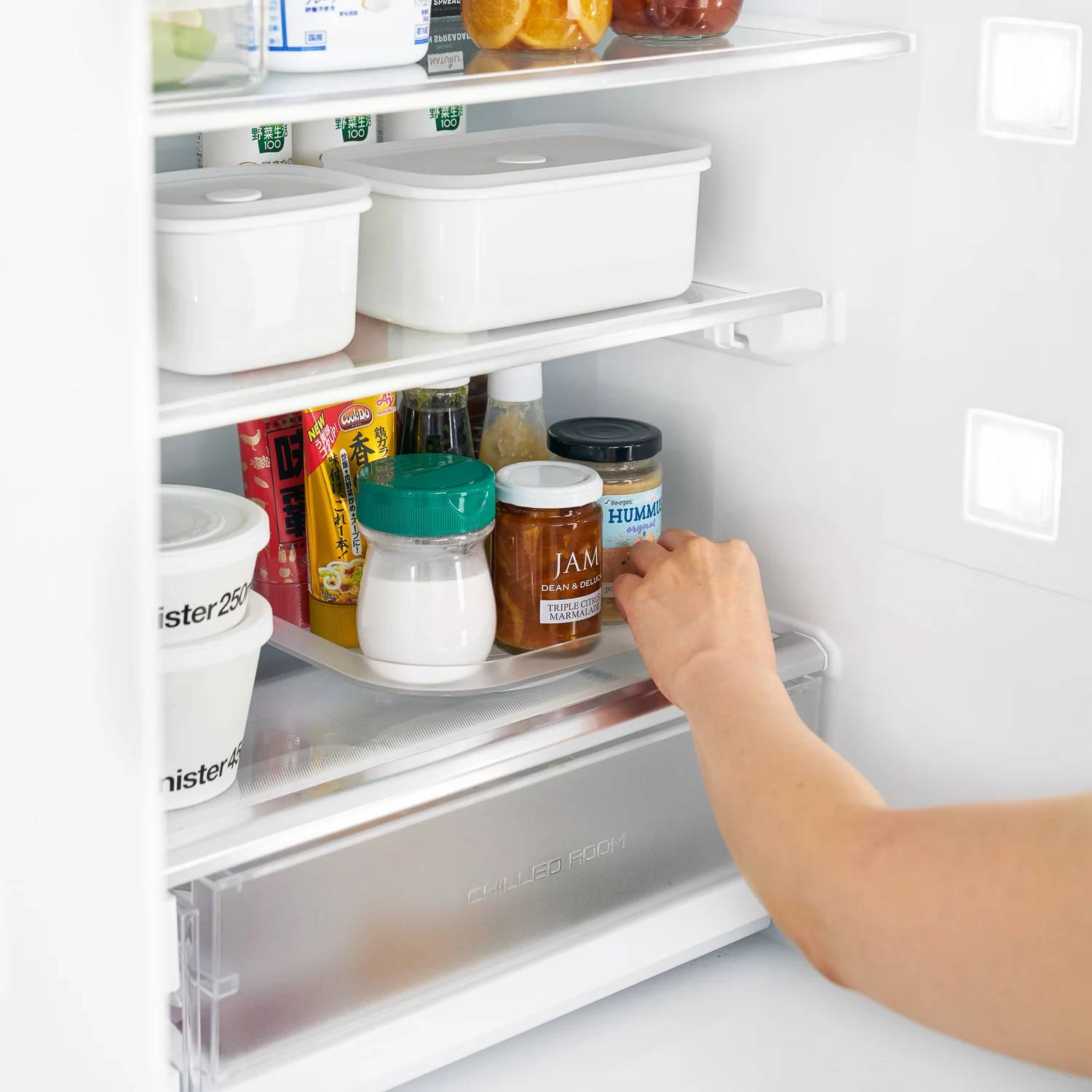 Rotační organizér do lednice Tower 1322, bílý