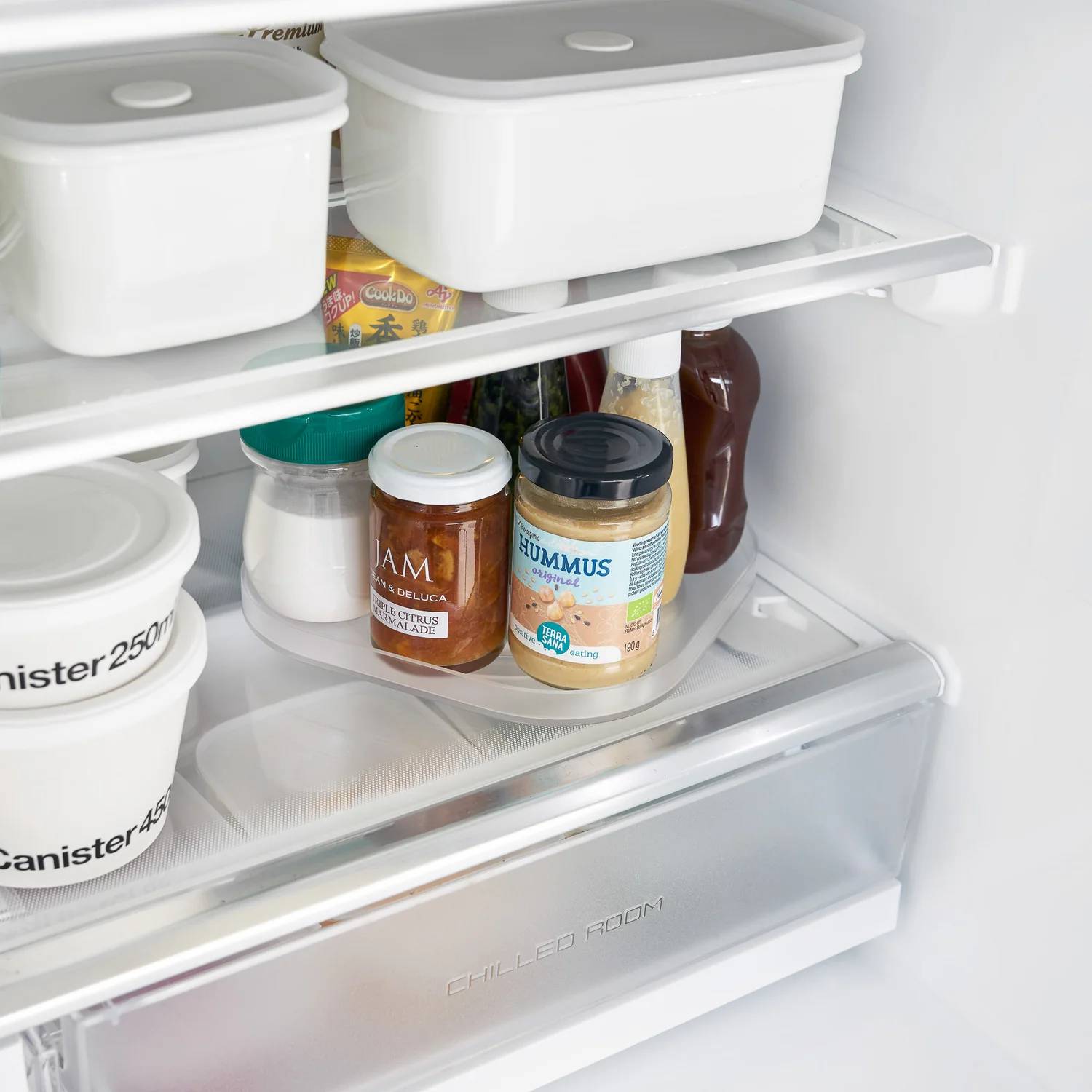 Rotační organizér do lednice Tower 1322, bílý